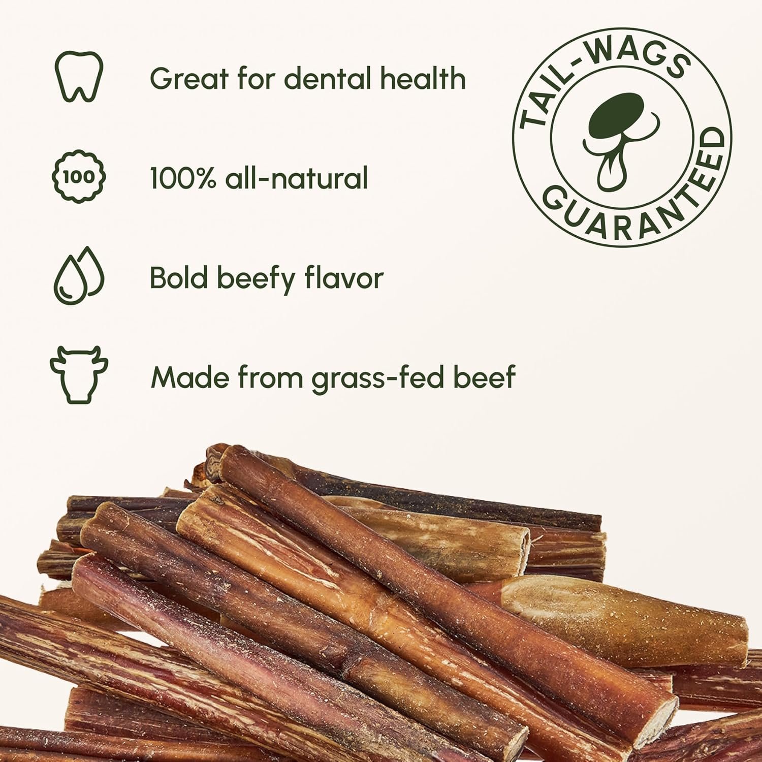Downtown Pet Supply Bully Sticks for Dogs - Natural 6 Inch Beef Chews, Odor-Free & Rawhide-Free, Long Lasting Dog Treats for Aggressive Chewers - Healthy, Safe & Delicious Chews Dogs Love (48 Pack) - Image 2