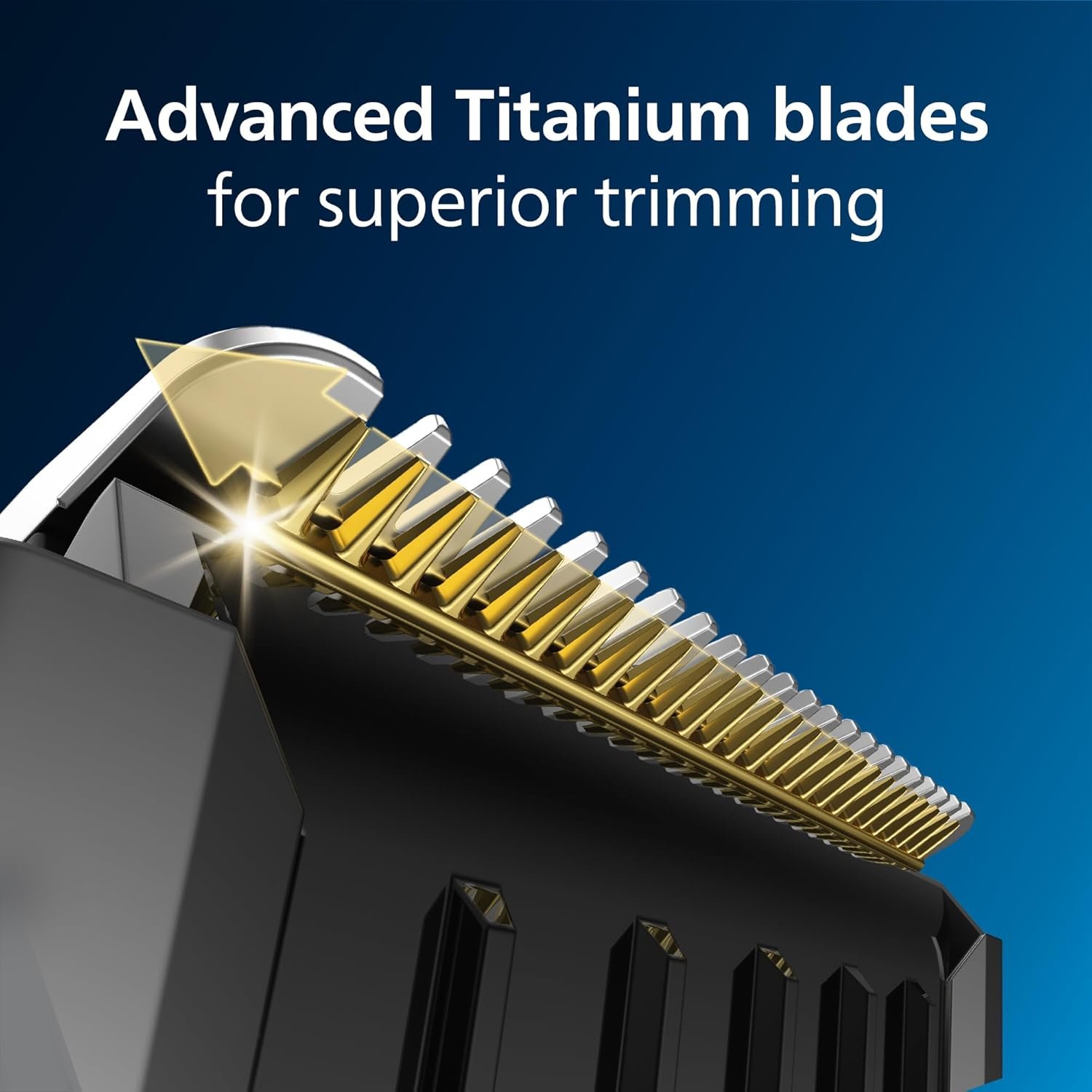 Norelco Philips Multigroom 5000 Series, All-in-One Trimmer, Beard Trimmer and Hair Clipper, 18-Piece Men's Grooming Kit for Beard, Face, Nose, Ear, Body, with Titanium Blades, Travel Pouch, MG5970/49 - Image 4