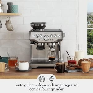 Breville Barista Express Espresso Machine BES870BSXL, Black Sesame