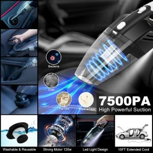 AUTODECO 41Pcs Car Cleaning Wash Kit Interior Detailing Cleaner Kit with High Power Handhe...