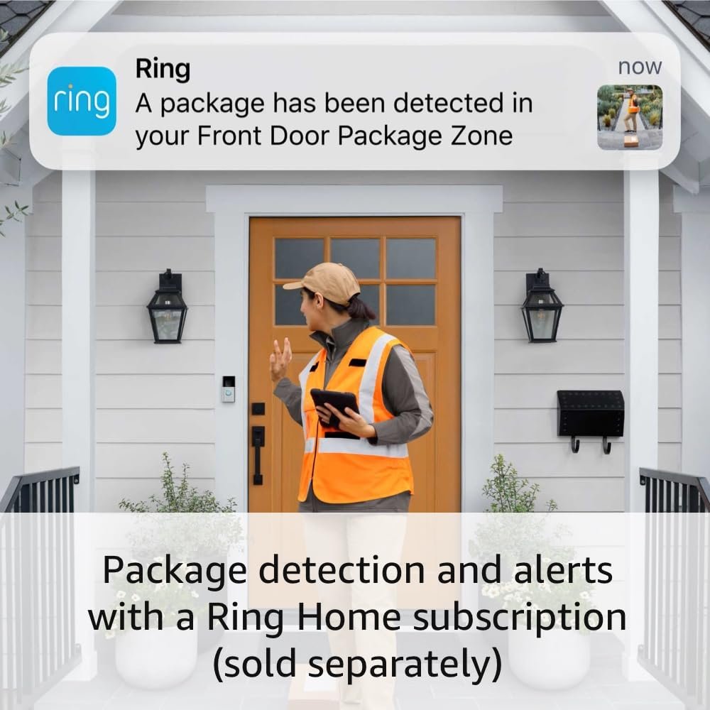 Ring Battery Doorbell Plus | Head-to-Toe HD+ Video, motion detection & alerts, and Two-Way Talk - Image 4