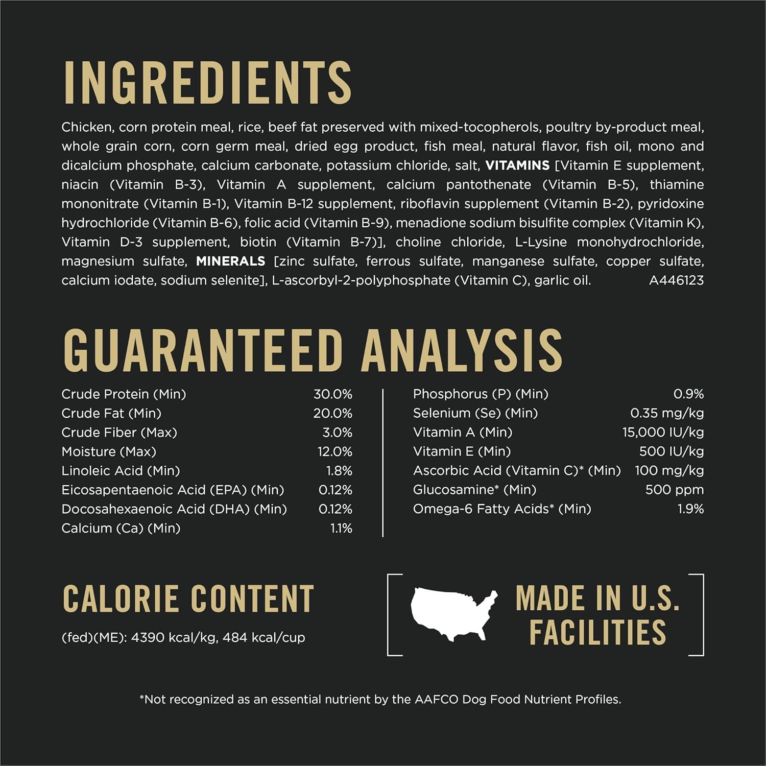 Purina Pro Plan Sport Performance 30/20 Chicken and Rice Formula High Protein Dog Food - 48 lb. Bag - Image 5