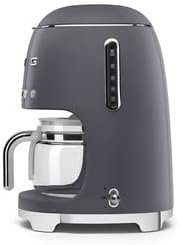 Smeg 50’s Retro Style Aesthetic Drip Coffee Machine with 10 Cup Glass Carafe, Auto S...