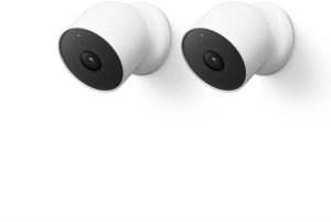 Google Nest Cam Outdoor or Indoor, Battery – 2nd Generation – 2 Count (Pack of 1)