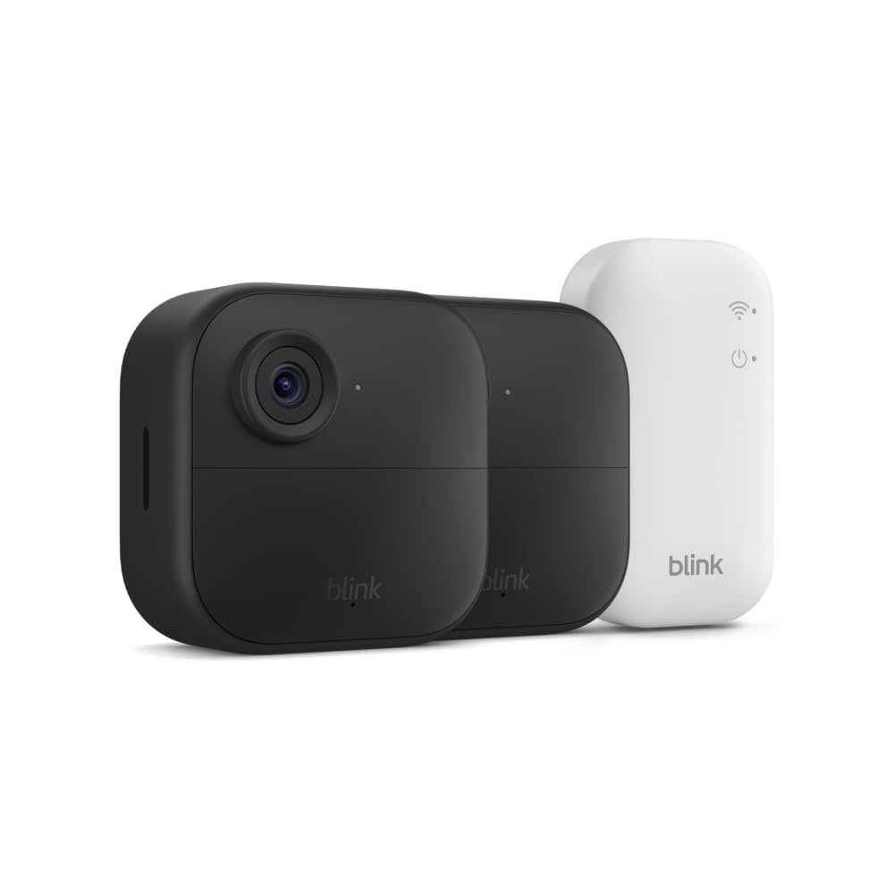 Blink Outdoor 4 – Wireless smart security camera, two-year battery life, 1080p HD day and infrared night live view, two-way talk. Sync Module Core included – 2 camera system - Image 2