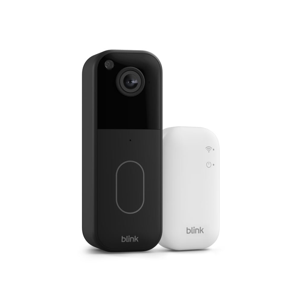 Blink Video Doorbell (newest model) – Head-to-toe HD view, two-year battery life, and simple setup. Sync Module Core included – System (Black) - Image 2
