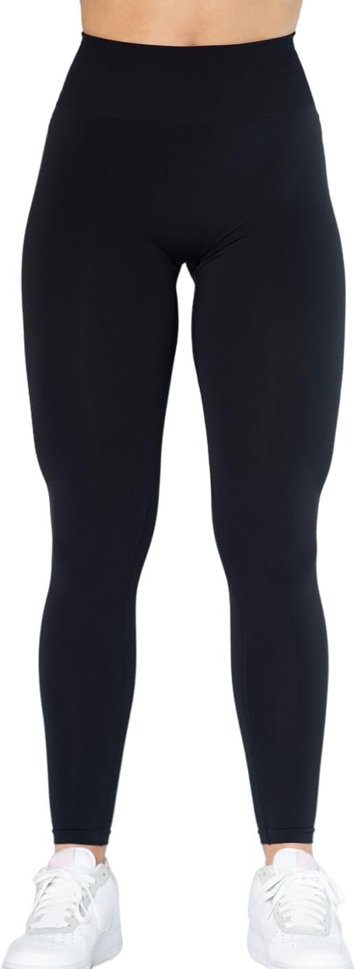 AUROLA Dream Collection Workout Leggings for Women High Waist Seamless Scrunch Athletic Running Gym Fitness Active Pants - Image 2