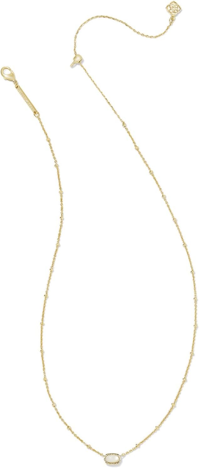 Kendra Scott Mini Elisa 14k Gold-Plated Satellite Short Pendant Necklace, Fashion Jewelry for Women - Image 2