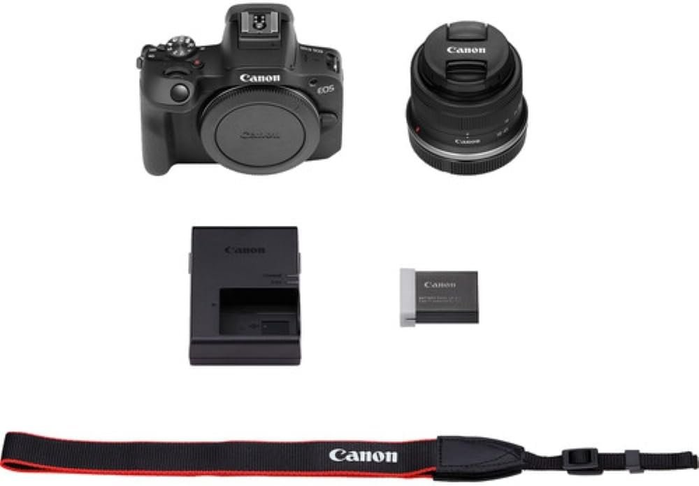 Canon EOS R100 Mirrorless Camera with RF-S18-45mm F4.5-6.3 IS STM Lens Kit, 24.1 Megapixel CMOS (APS-C) Sensor, 4K Video, RF Mount | Black Bundled with 64GB Memory Card & Camera Shoulder Bag (3 Items) - Image 9