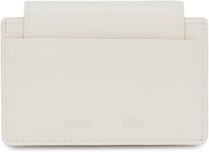 Matin Kim, Accordion Wallet, Credit Card Holder for Men and Women, White