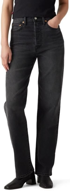 Levi’s Womens Ribcage Straight Full Length Jeans