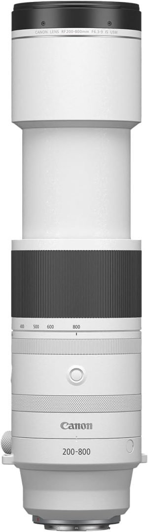 Canon RF200-800mm F6.3-9 is USM Super-telephoto Zoom Lens, Mirrorless, Powerful Zoom Range, Comfortable Handheld Shooting, for Wildlife, Nature, Outdoor Sports, Compact & Lightweight