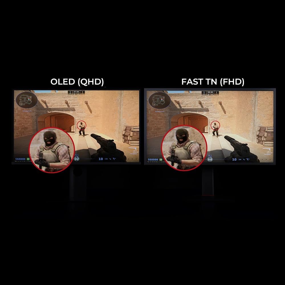 BenQ Zowie XL2566X+ | 24.1 | Fast TN 400Hz Gaming Monitor for Esports | Motion Clarity DyAc2 | 1080p | XL Setting to Share | Shielding Hood | New Industrial Grade Ball Bearing Height Adjustment - Image 4
