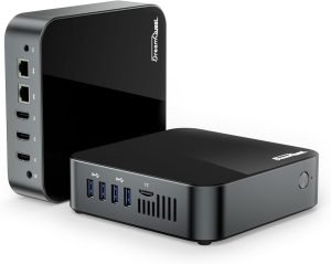 DreamQuest Mini Pc Windows 11 Pro Preloaded, Intel 12th N95 (up to 3.4GHz) Mini Desktop Computers with 16GB RAM 512GB M.2 SSD, Support 4k@60Hz,WiFi 5, Bluetooth4.2, USB3.2 * 4, Dual LAN, HDMI*3