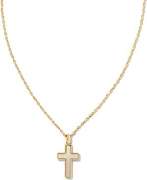 Kendra Scott Cross Crystal Pendant Necklace, Fashion Jewelry for Women