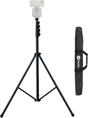 XbotGo Update T4 Tripod for Soccer/Basketball Games Recording: Up to 13 Feet, Extra Quick-Release Mount, Storage Bag, Non-Slip Feet, Wind Resistant, 1/4” Screw Compatible with Most DSLR Cameras