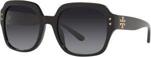 Tory Burch TY7143U Women’s Sunglasses Black/Grey Gradient Polar 56