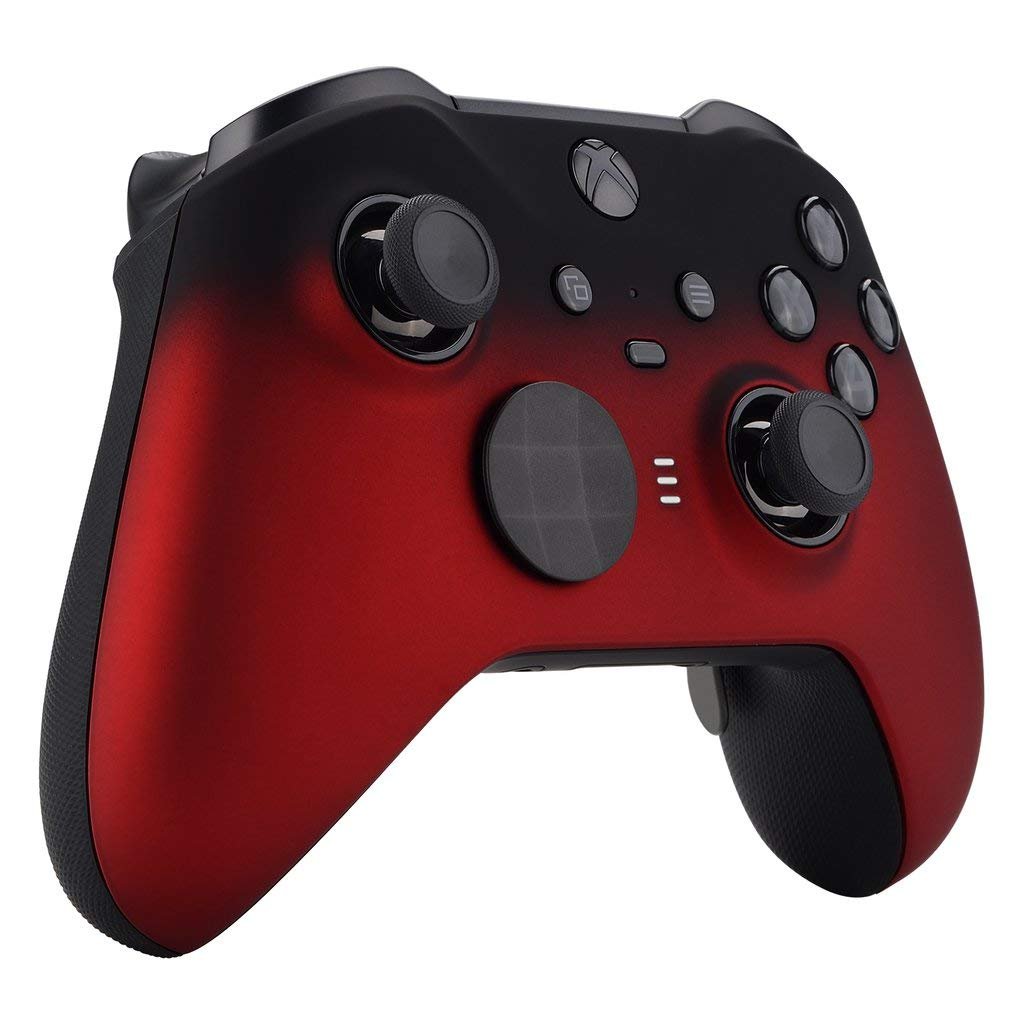 MODDEDZONE Custom MODDED controller Wireless Compatible with Xbox ONE Elite Series 2 and PC - With Smart Mods - Best For FPS Games - Handcrafted by Experts in USA with Unique Design - Shadow Red - Image 3