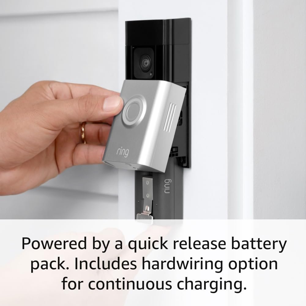 Ring Battery Doorbell Plus | Head-to-Toe HD+ Video, motion detection & alerts, and Two-Way Talk - Image 5