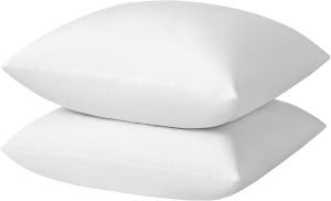 Euro Pillow Inserts 30×30 inchs – Feather and Down Fill – Cotton Fabric – Set of 2 Throw Pillow Insert