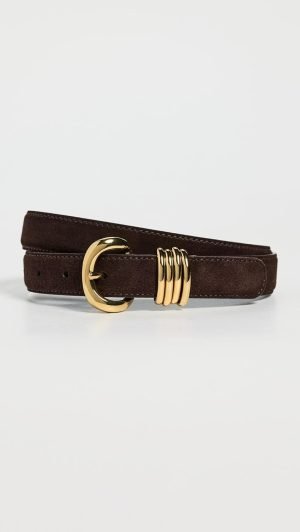 Madewell Women’s Metal Keeper Belt in Suede