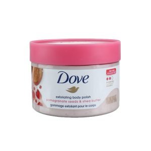 Dove Exfoliating Body Polish Body Scrub, Pomegranate & Shea (Pack of 4)