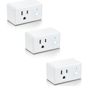Feit Electric Indoor Smart WiFi Plug Compatible with Alexa and Google Home (3 Pack)