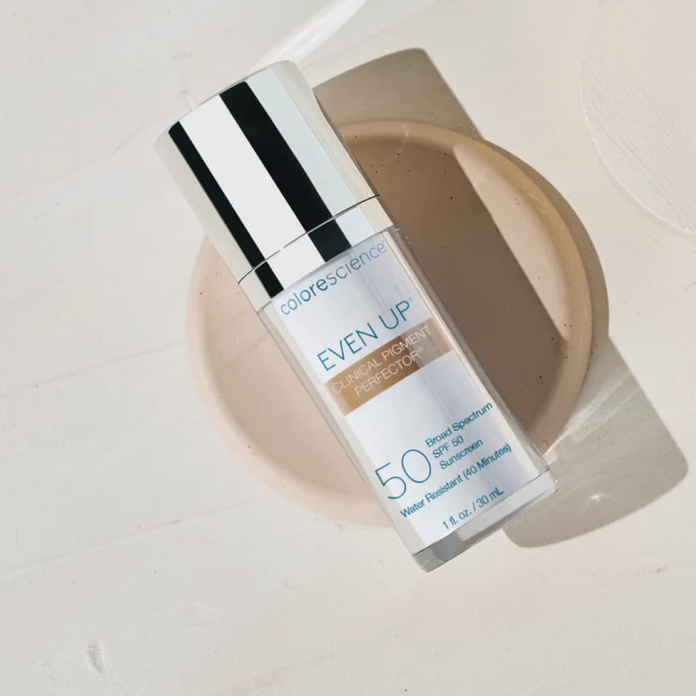 Colorescience Even Up Clinical Pigment Perfector, Water Resistant, Mineral Facial Sunscreen & Primer, Broad Spectrum 50 SPF UV Skin Protection, 1 Fl Oz - Image 4