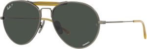 Ray-Ban Unisex Rb8063 Titanium Aviator Sunglasses