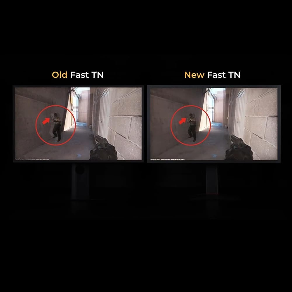 BenQ Zowie XL2566X+ | 24.1 | Fast TN 400Hz Gaming Monitor for Esports | Motion Clarity DyAc2 | 1080p | XL Setting to Share | Shielding Hood | New Industrial Grade Ball Bearing Height Adjustment - Image 6