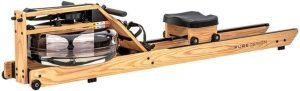 WaterRower Lite Oak Rowing Machine with S4 Monitor | USA Made Water Rower | Original Handcrafted Erg Row Machine for Home Use & Gym