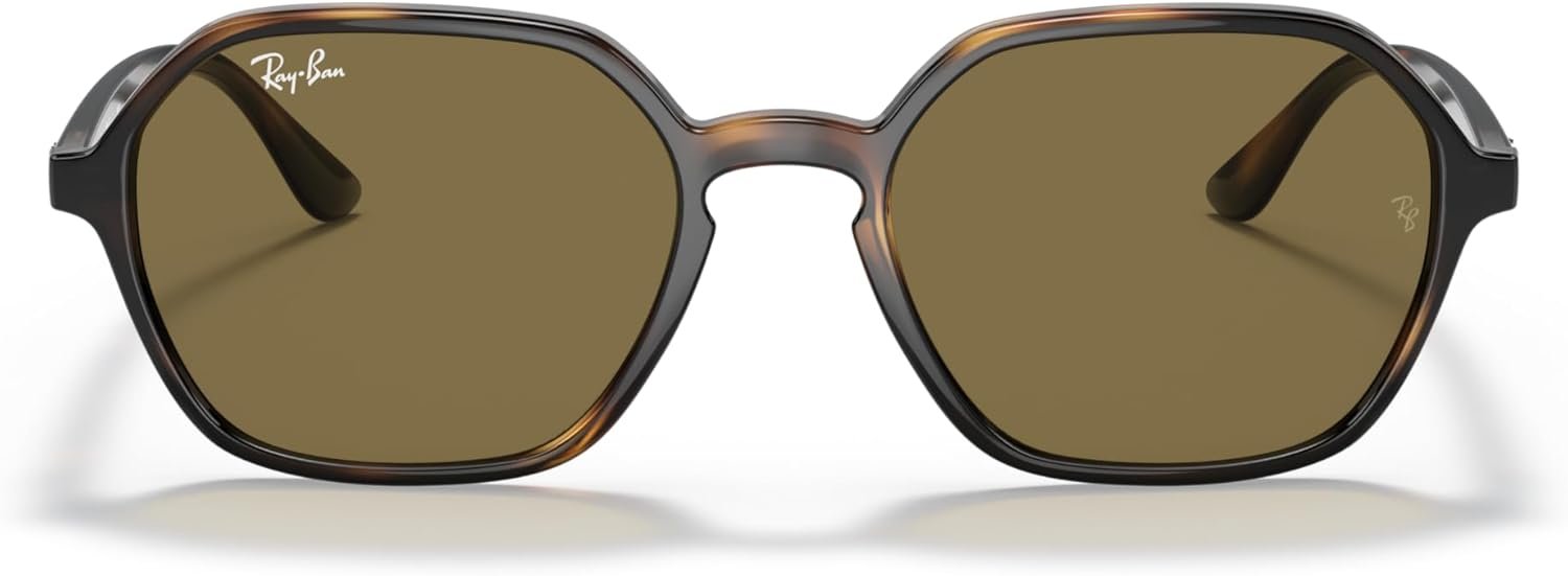 Ray-Ban Unisex Sunglasses Black Frame, Green Lenses, 52MM - Image 3
