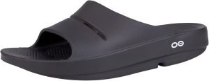 OOFOS OOahh Recovery Slide, Black – Women’s Size 12, Men’s Size 10
