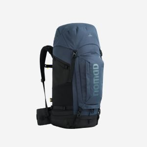 NOMAD Batura Backpack – Premium 55L Pack with Rain Cover Included | Lightweight Rucksack for Traveling, Hiking, Camping, Outdoor Sports (Dark Navy)