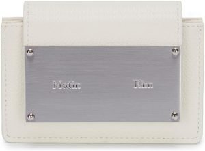 Matin Kim, Accordion Wallet, Credit Card Holder for Men and Women, White