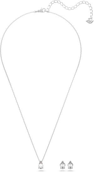 SWAROVSKI Attract Jewelry Set Collection, Blue Crystals, Clear Crystals