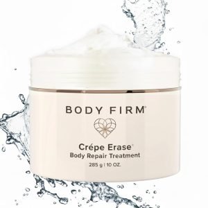 BODY FIRM Crepe Erase Body Repair Treatment, Anti-Aging Wrinkle Cream, Support Skins Natural Elastin & Collagen Production – 10oz