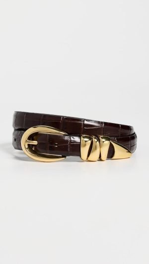 Madewell Women’s Triple Keeper Belt: Croco