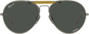 Ray-Ban Unisex Rb8063 Titanium Aviator Sunglasses