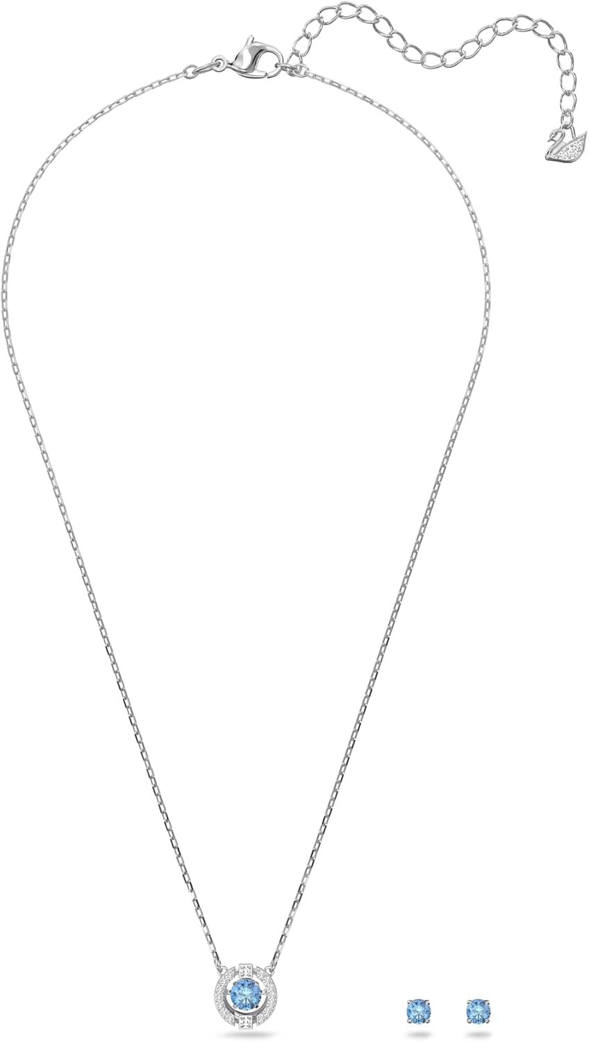 Swarovski Sparking Dance Crystal Necklace and Earring Set Jewelry Collection - Image 2