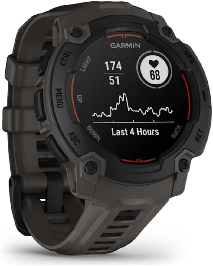 Garmin Instinct® E 45mm, Rugged Outdoor GPS Smartwatch, 24/7 Health Monitoring, Wrist-Based Heart Rate, Up to 16 Days of Battery Life, Charcoal - Image 4