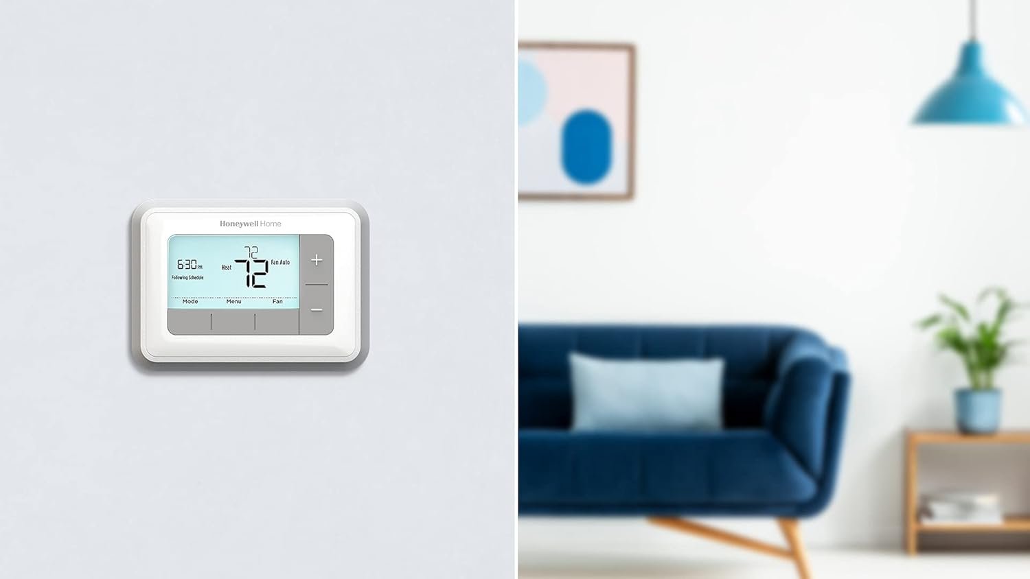 Honeywell Home RTH7560E 7-Day Flexible Programmable Thermostat-Extra-Large Backlit Display, White - Image 7