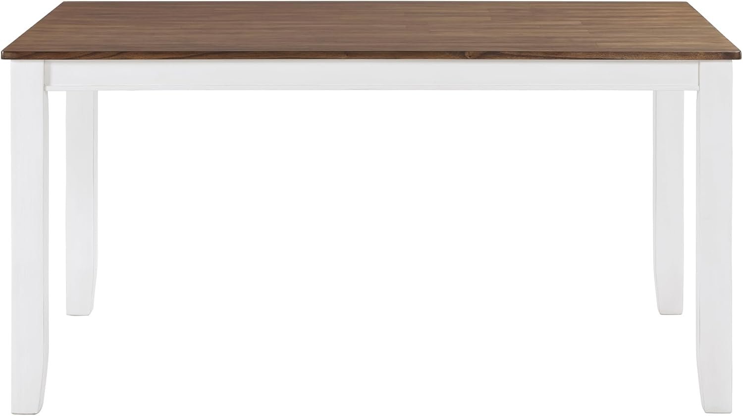 Lexicon Dining Table Set for 6 with Chairs, Wood 7 Piece Farmhouse Dining Room Table and Chairs Set of 6, Cross Back, Easy Assembly Seater for Indoor Home, Dinner, Kitchen, Cherry/White - Image 9