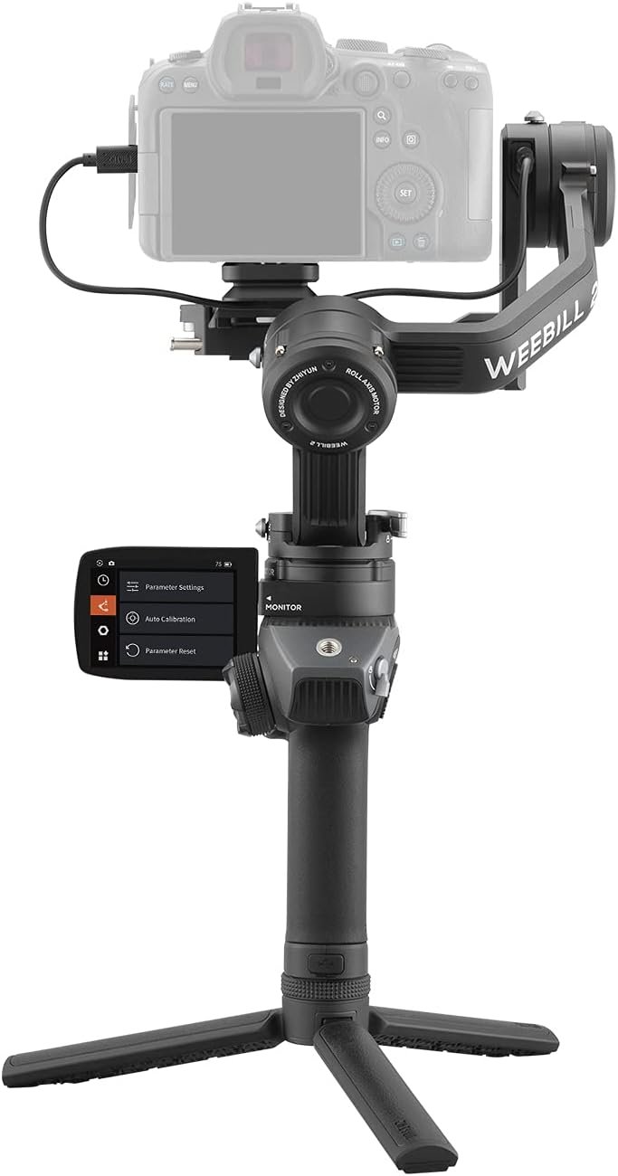 ZHIYUN Weebill 2, 3-Axis Gimbal Stabilizer for DSLR and Mirrorless Camera, Nikon Sony Panasonic Canon Fujifilm BMPCC 6K, Full-Color Touchscreen, PD Fast Charge - Image 9