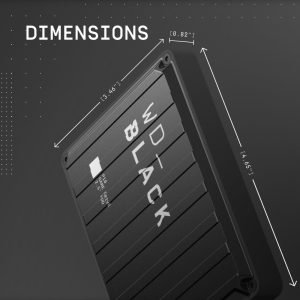 WD_BLACK 4TB P10 Game Drive, Portable External Hard Drive, Works with Playstation, Xbox, & PC – WDBA3A0040BBK-WESN