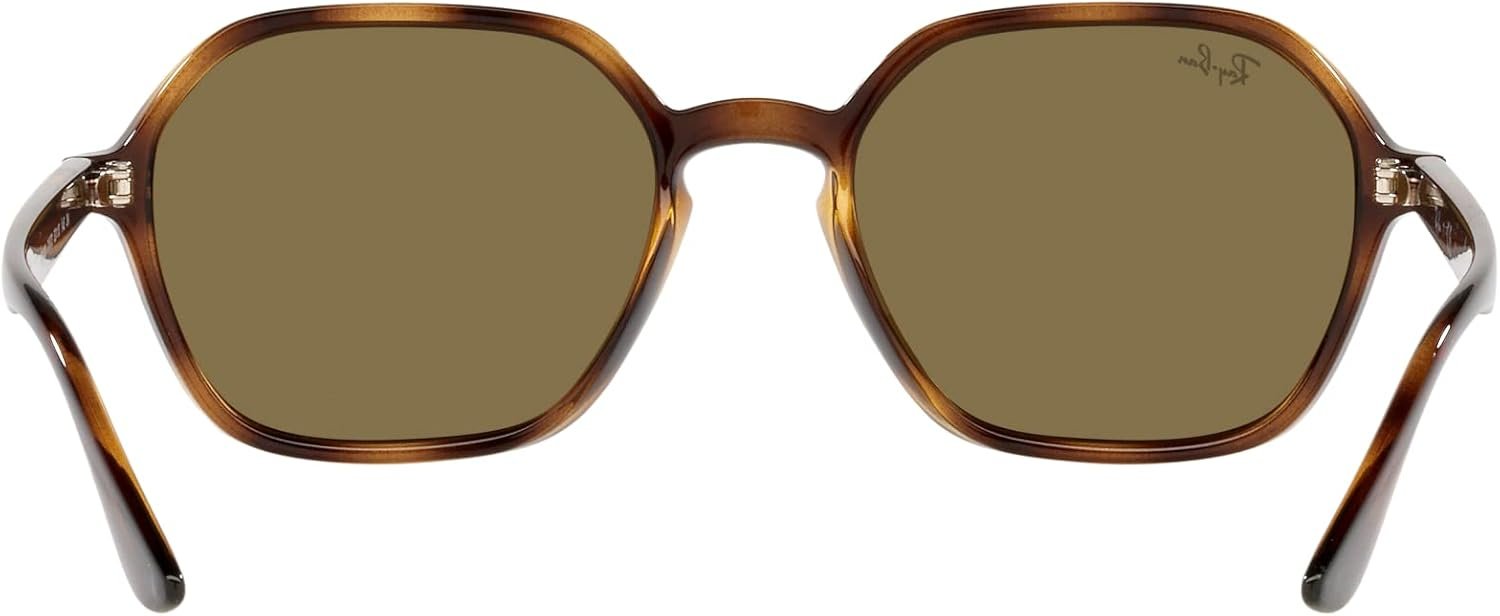 Ray-Ban Unisex Sunglasses Black Frame, Green Lenses, 52MM - Image 4