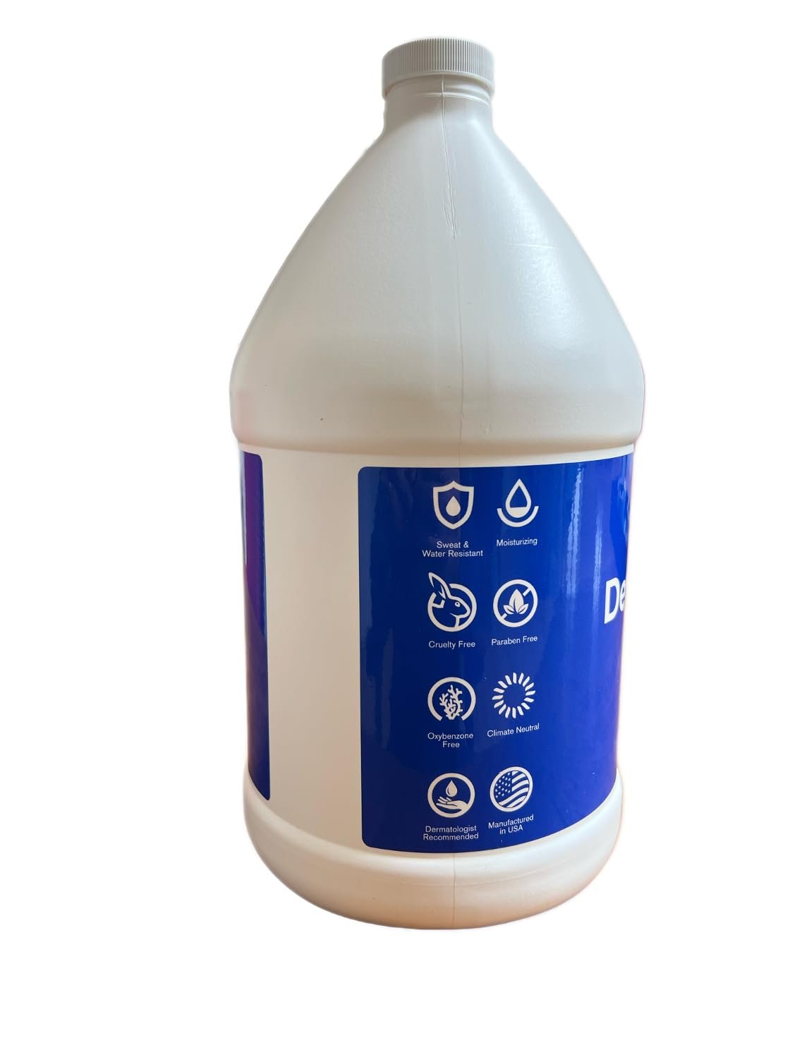 Dermatone Sport SPF 50 Sunscreen Lotion Gallon w/Pump | Oxybenzone & Octinoxate Free | Water Resistant 80 Min. | For Body & Face | Broad Spectrum UVA/UVB Protection | 1 Gallon Jug (128oz) - Image 4