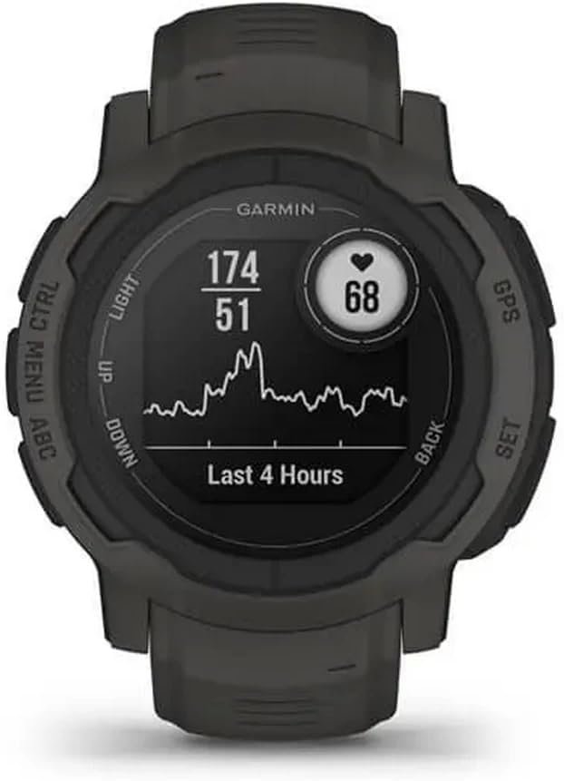 Garmin Instinct 2, Rugged Outdoor Watch with GPS, Built for All Elements, Multi-GNSS Support, Tracback Routing and More, Graphite - 010-02626-10 - Image 2