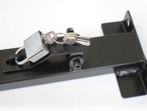 Trimmer Racks for Open Trailers Weedeater Rack Lockable Weed Eater Racks for Open Trailer Landscape Truck Holder Lawn Equipment Accessories with 4 Locks