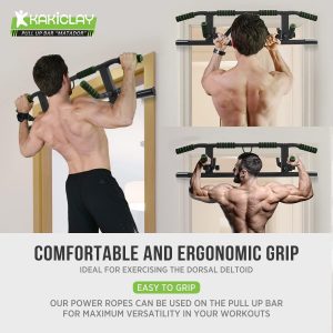 2025 Upgrade Multi-Grip Pull Up Bar with Smart Larger Hooks Technology – USA Origina...
